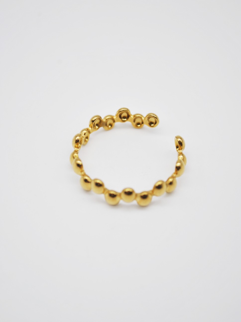ANEL IRREGULAR DOURADO AJUSTÁVEL - AÇO INOXIDÁVEL ANEL IRREGULAR DOURADO AJUSTÁVEL - AÇO INOXIDÁVEL