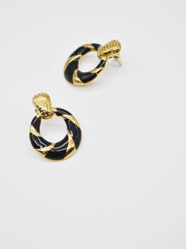 BRINCO ESPIRAL PRETO BRINCO ESPIRAL PRETO
