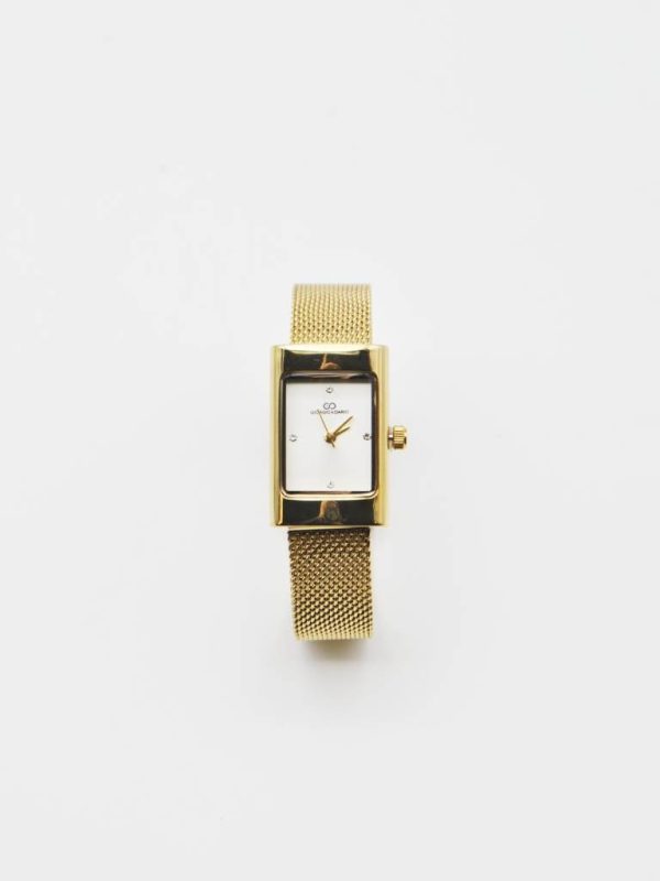RELÓGIO DOURADO ELEGANTE