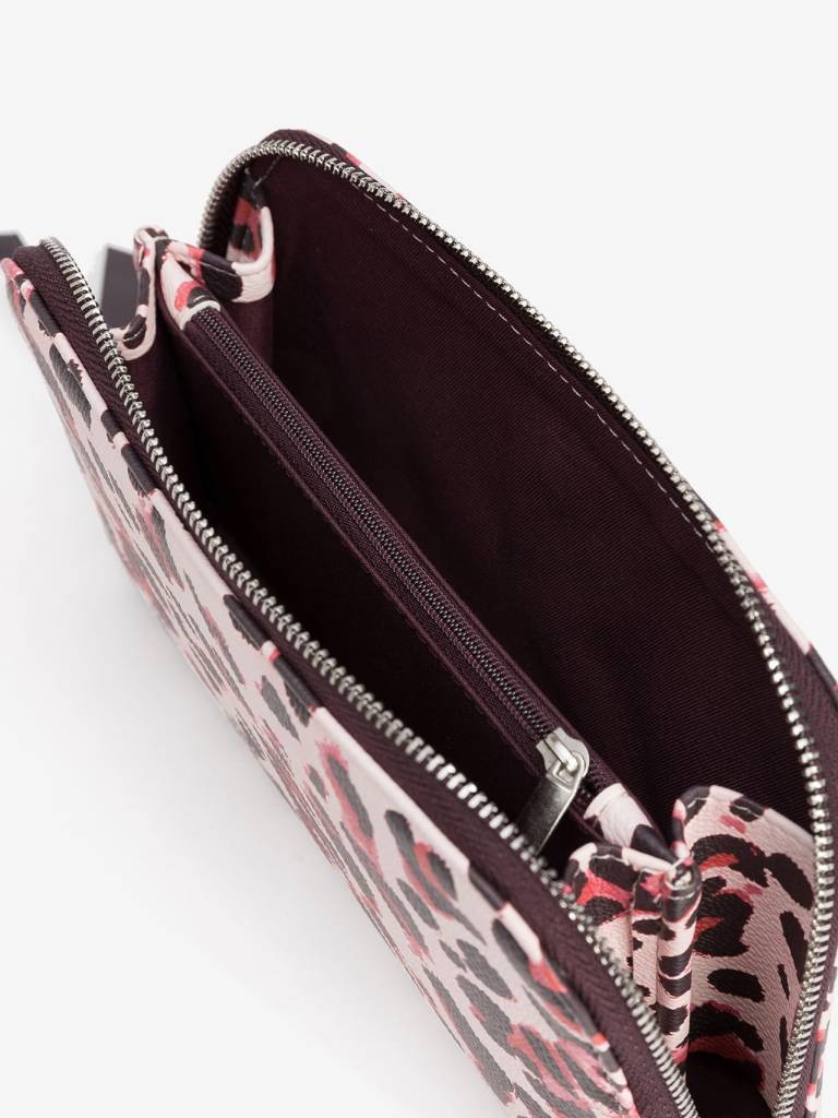 Porta-moedas estampado animal print Porta-moedas estampado animal print