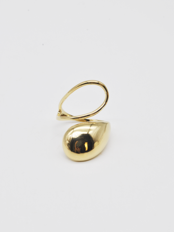 ANEL ELEGANTE DOURADO