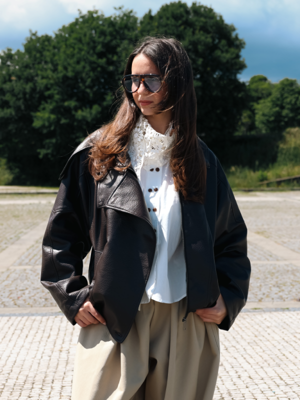 CASACO OVERSIZED CASTANHO