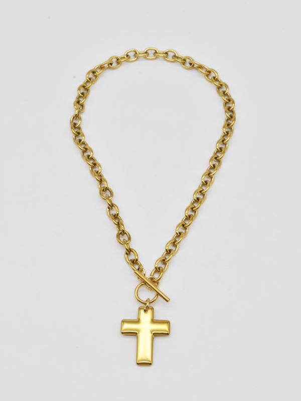COLAR CORRENTE COM CRUZ