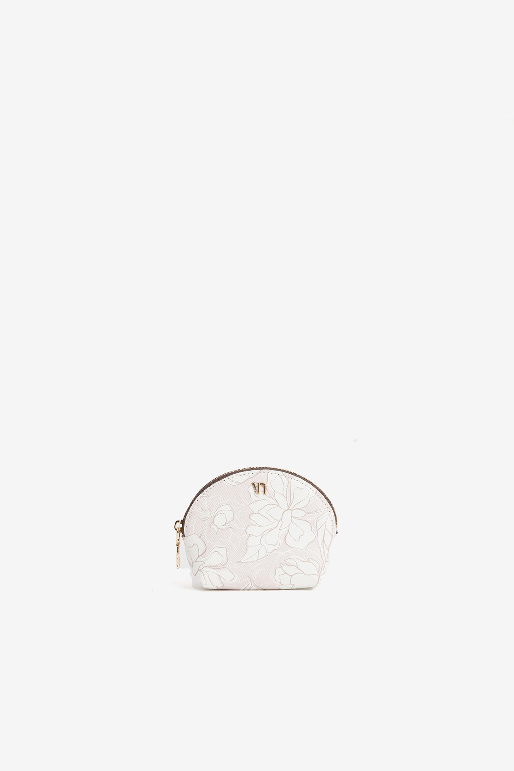 Porta moedas rosa floral Porta moedas rosa floral