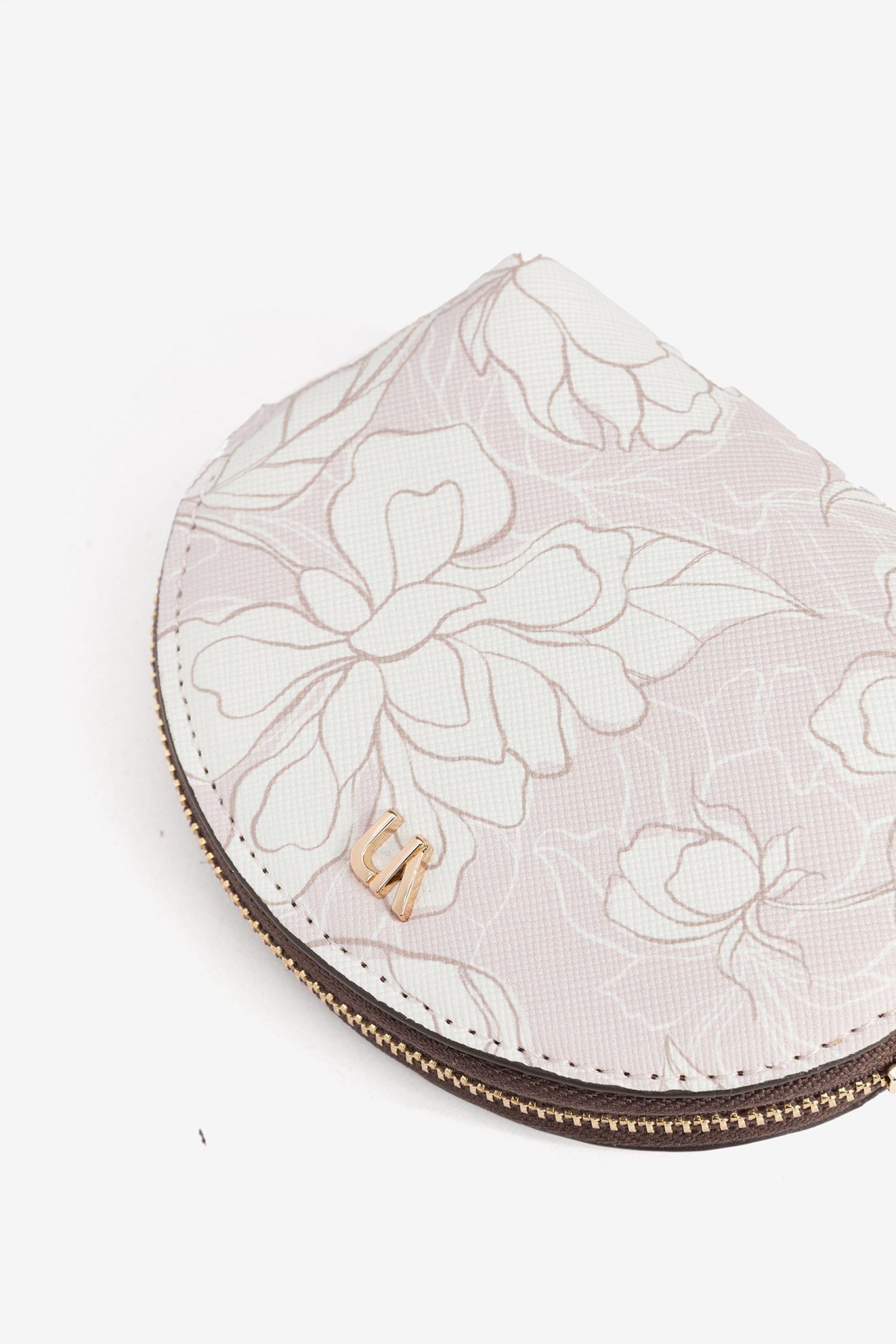 Porta moedas rosa floral Porta moedas rosa floral