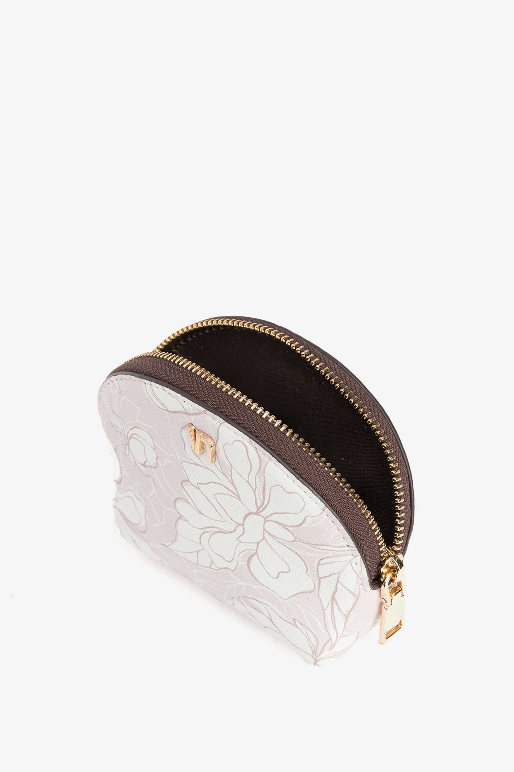 Porta moedas rosa floral Porta moedas rosa floral